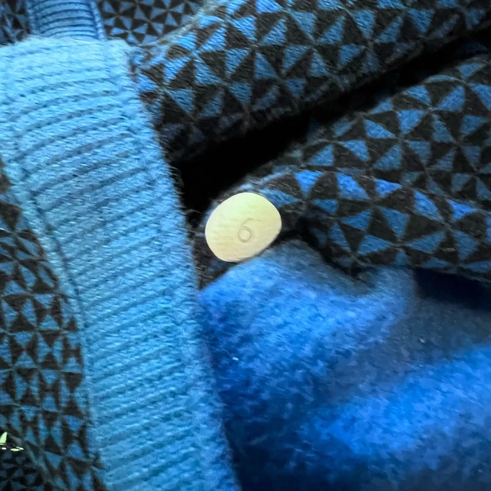 Lululemon Scuba Hoodie Double Diamond Baroque Blue Size 6 Preloved Condition